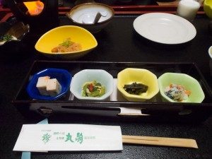 丸駒温泉旅館 食事例