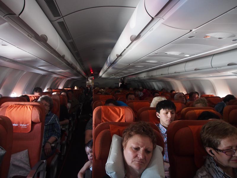 アエロフロート航空 機内食とcaさん しろくま無添加 写真 子連れ旅行記