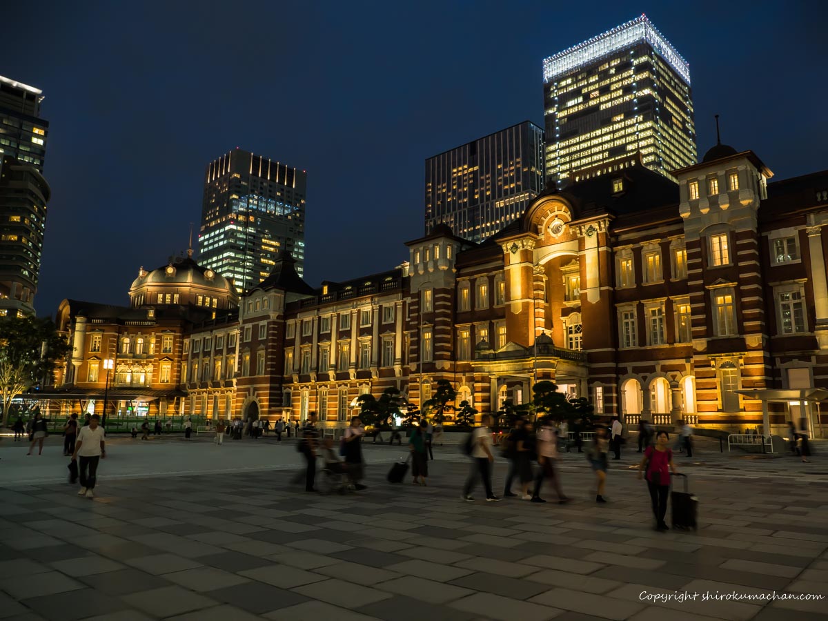東京駅前夜景