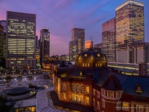 東京駅夜景撮影