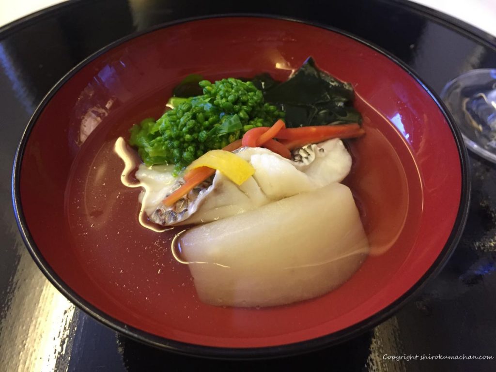 ANA First Class Japanese Food
