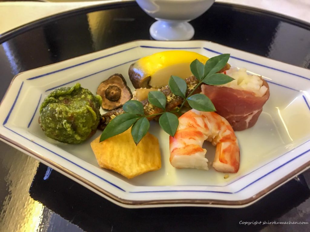 ANA First Class 日本食