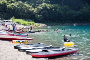 motosu-lake-side-camp-site SUP