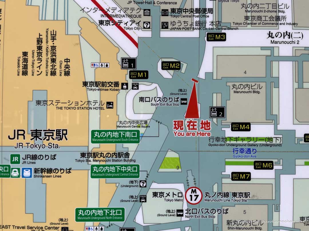 meeting-place-for-school-excursions-at-tokyo-station Map